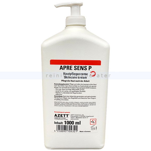 Handcreme Azett HydroBalancer Hautpflegecreme Flasche 1 L