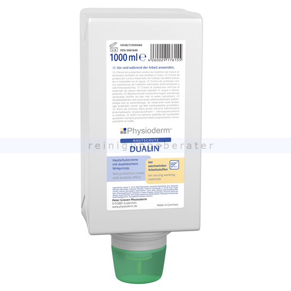 Handcreme Physioderm Dualin Mineralölfrei 1 L