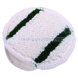 Handpad Queen Bonnet Teppichpad rund grüne Nylon-Streifen