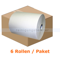 Handtuchrollen JM Metzger 6 Rollen weiß 21 cm x 130 m