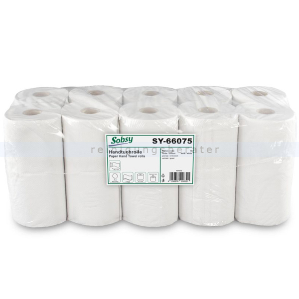Handtuchrollen weiß 23 cm x 54 m