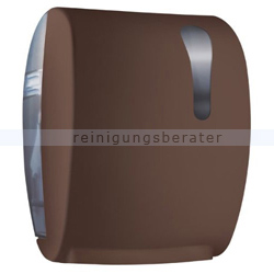 Handtuchrollenspender Easy Cut Color Edition Softtouch, braun