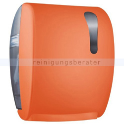 Handtuchrollenspender Easy Cut Color Edition Softtouch, orange