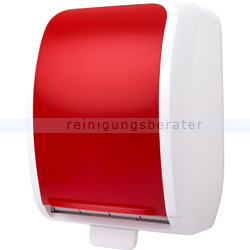 Handtuchrollenspender JM Metzger Cosmos ABS weiß-rot