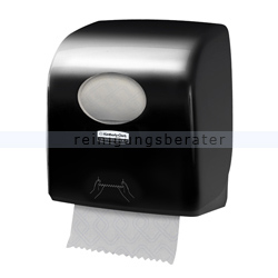 Handtuchrollenspender Kimberly Clark AQUARIUS SLIMROLL black