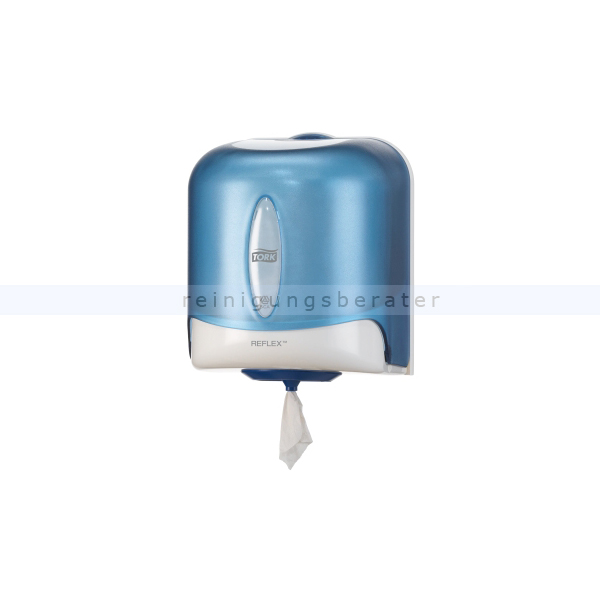 Handtuchrollenspender SCA Tork Reflex, Tork Wave, blau