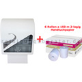 Handtuchrollenspender Wepa Clou Prestige Autocut im SET