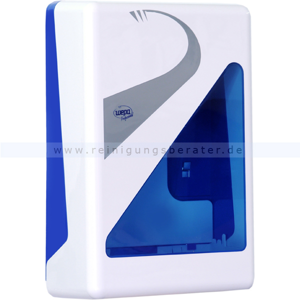 Handtuchspender Wepa Prestige groß weiß/blau