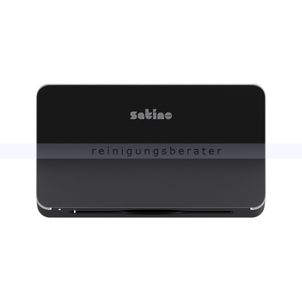 Handtuchspender Wepa Satino Falthandtuchspender XS schwarz