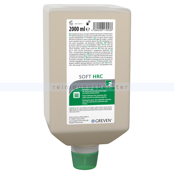 Handwaschpaste Greven Soft HRC 2 L Varioflasche