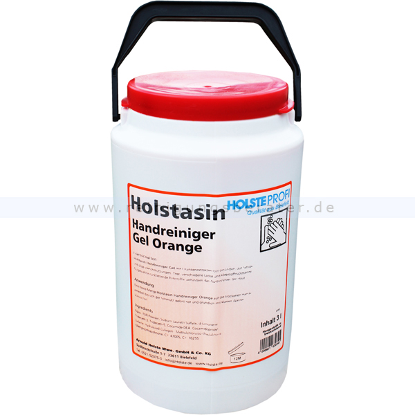 Handwaschpaste, Handreiniger Holstasin H 630 Orange 3 L