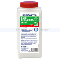 Handwaschpaste, Handreinigungscreme Skintastic 1 L Flasche