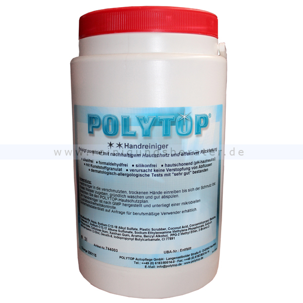 Handwaschpaste Kunststoffbasis Polytop flüssig 3 L
