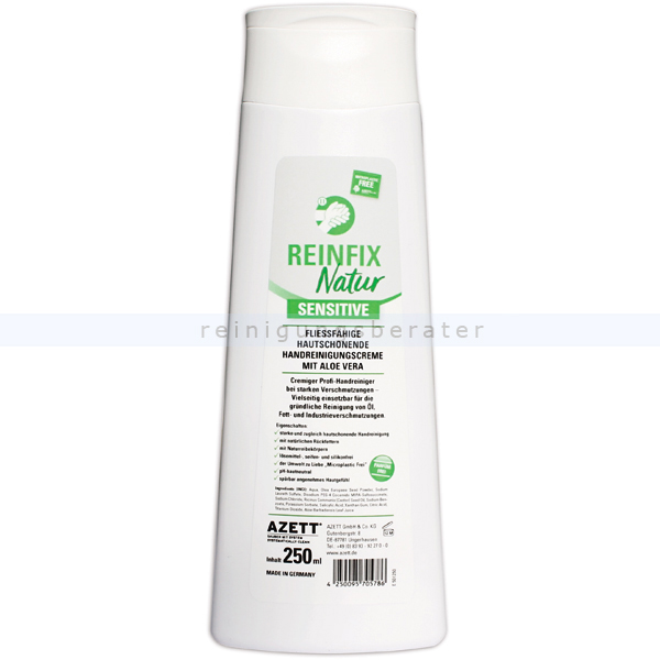 Handwaschpaste Reinfix Natur sensitive Olivenkernmehl 250 ml