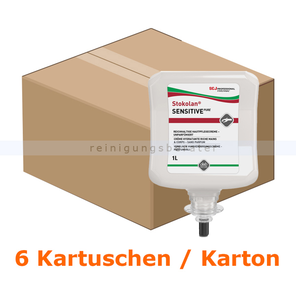 Hautpflege SC Johnson Stokolan SENSITIVE PURE 6 x 1 L/ Kart.