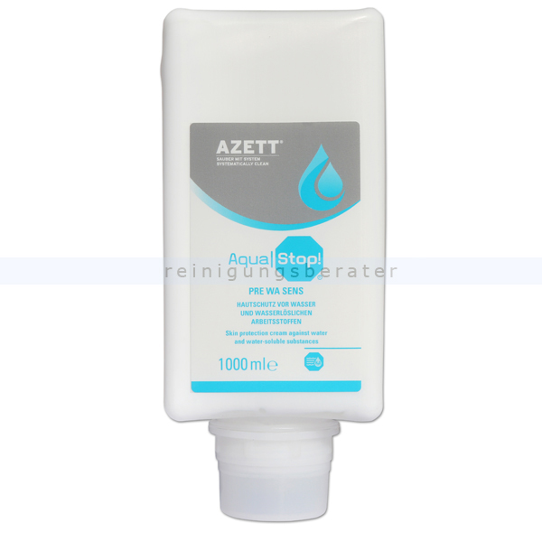 Hautschutzlotion Azett Pre wa sens W/H Aquastop 1 L