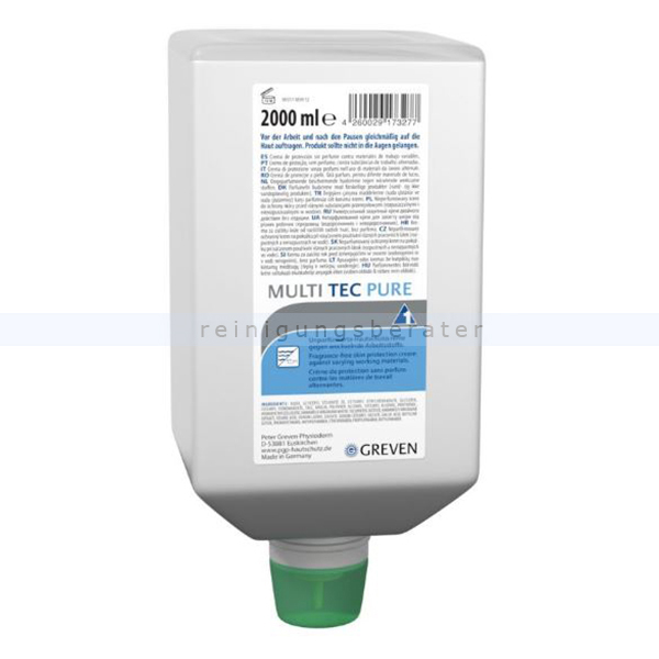 Hautschutzlotion GREVEN Multi-Tec PURE 2 L