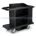 Hotelwagen Rubbermaid groß Schwarz