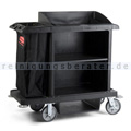 Hotelwagen Rubbermaid mittelgroß Schwarz