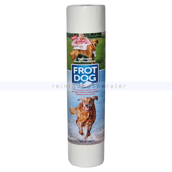 Hundehandtuch Fripa FROT DOG - saugstark, reißfest, 60 Stück