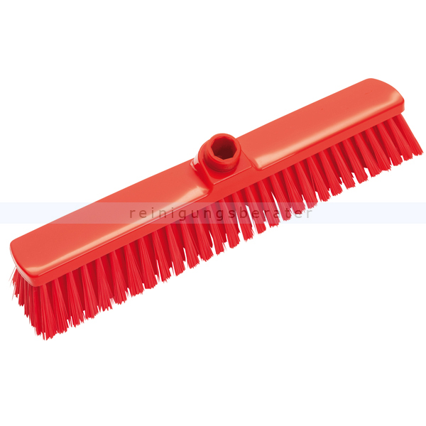 Hygienebesen Haug ungeschlitzt mittel vollfarbig rot 400 mm