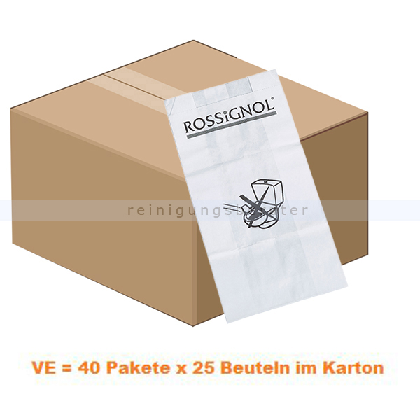 Hygienebeutel Rossignol 1000 Stück Papier weiß