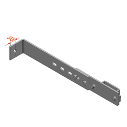 Hymer Wandhaken verstellbar aus Stahl