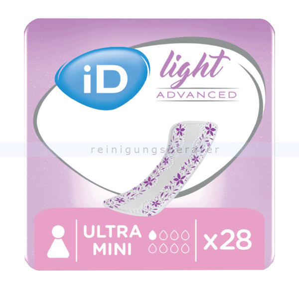 iD Light Advanced Ultra mini, rosa 28 Stück