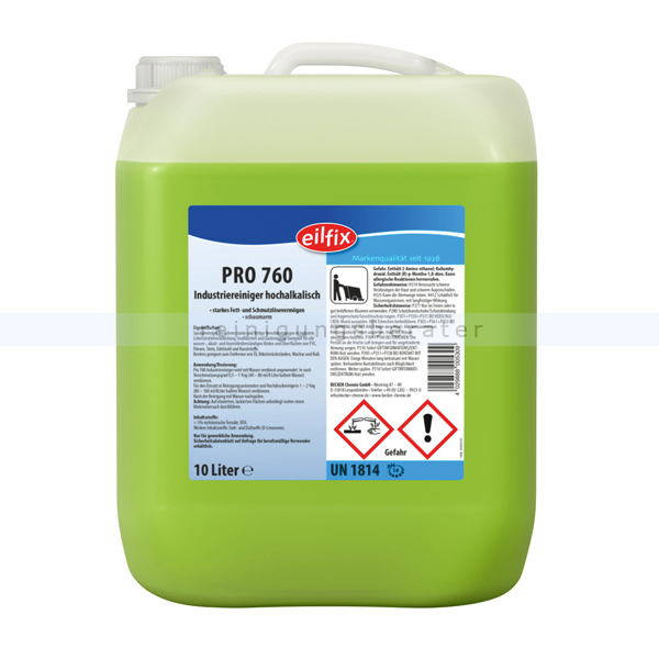 Industriereiniger Eilfix Pro 760 10 L