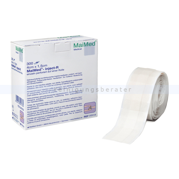 Injektionspflaster MaiMed Inject R 1,5 cm x 4 cm, auf Rolle