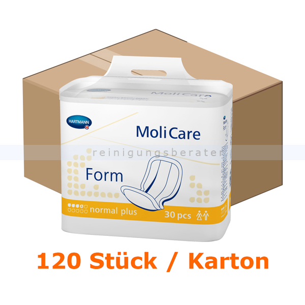 Molicare Form Normal Plus 4 X 30 Stuck Pzn 12565546