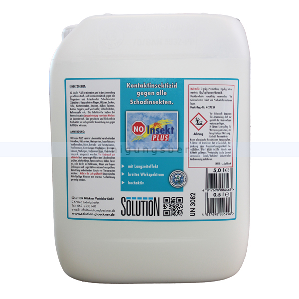 Insektenvernichter Solution Glöckner NO-Insekt Plus 5 L
