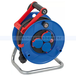 Kabeltrommel 25m mit 3-fach Steckdose, H07RN-F Gummileitung