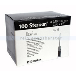 Kanülen Sterican Braun Gr. 12 schwarz, 100 Stück