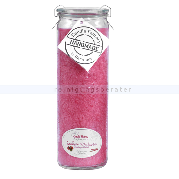 Kerzen Candle Factory Big Jumbo Duftkerze Erdbeer Rhabarber