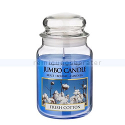 Kerzen Duftkerze Jumbo Candle Fresh Cotton