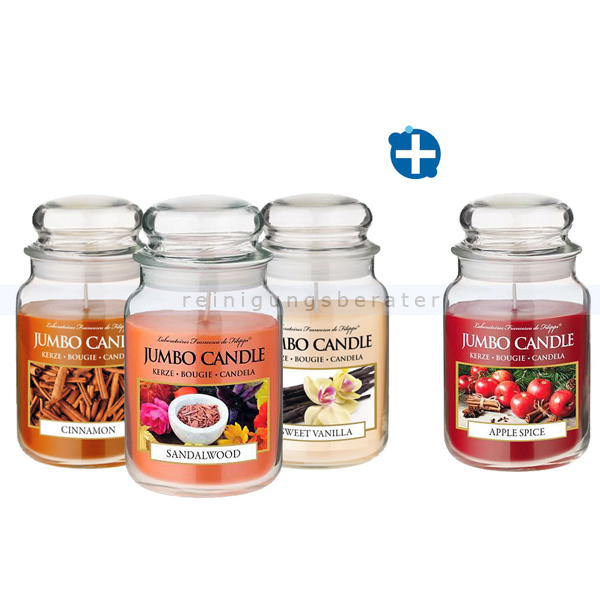 Jumbo Candle Set 3 plus 1 Jumbo Candle Set 3 plus 1