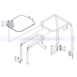 KIT Dach Scheuersaugmaschinen Fimap SMg130