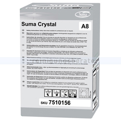 Klarspüler Diversey Suma Crystal A8 10 L