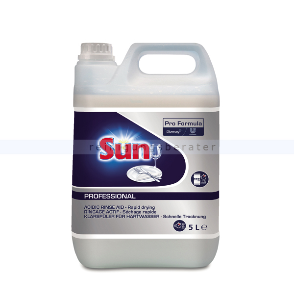 Klarspüler Diversey SUN Professional für Hartwasser 5 L