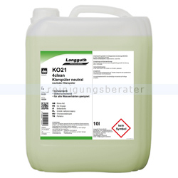 Klarspüler Langguth neutral 4clean KO21 10 L