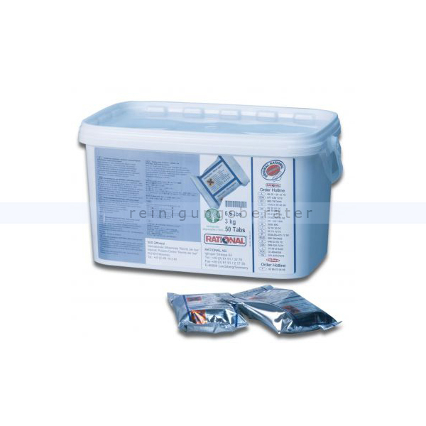 Klarspüler Rational Tabs für Kombidämpfer 50 Tabs Eimer