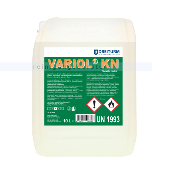 Klarspüler Variol KN 10 Liter