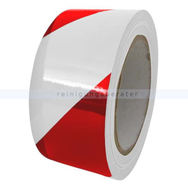 Klebeband Ergomat DS Hazard Lean 7,5 cm x 60 m rot/weiß