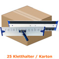 Klettmophalter MopKnight Alu Kletthalter silber 25 cm Karton