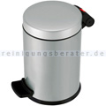 Kosmetikeimer Hailo Trento® 4 L Stahl Silber