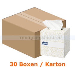 Kosmetiktücher Tork Spenderwürfel 20,9 x 20 cm weiß 30 Boxen