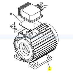 Kränzle Ersatzteile 23003 Stator f. Kränzle S-Motor BG90