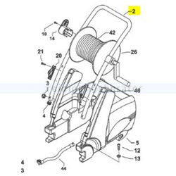Kränzle Ersatzteile 426011 Schubbügel Edelstahl