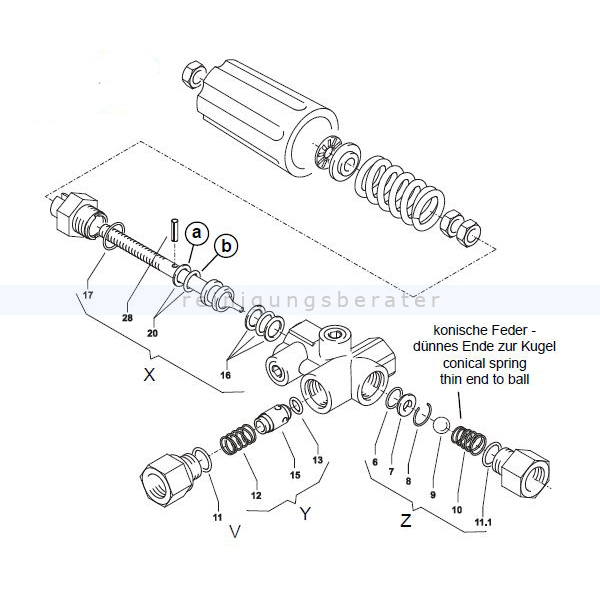 Kränzle Reparatursatz 14129 für UL 100 und UL 250